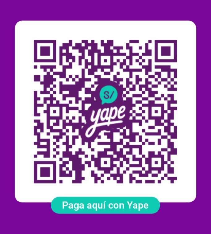 Escanea para pagar con Yape